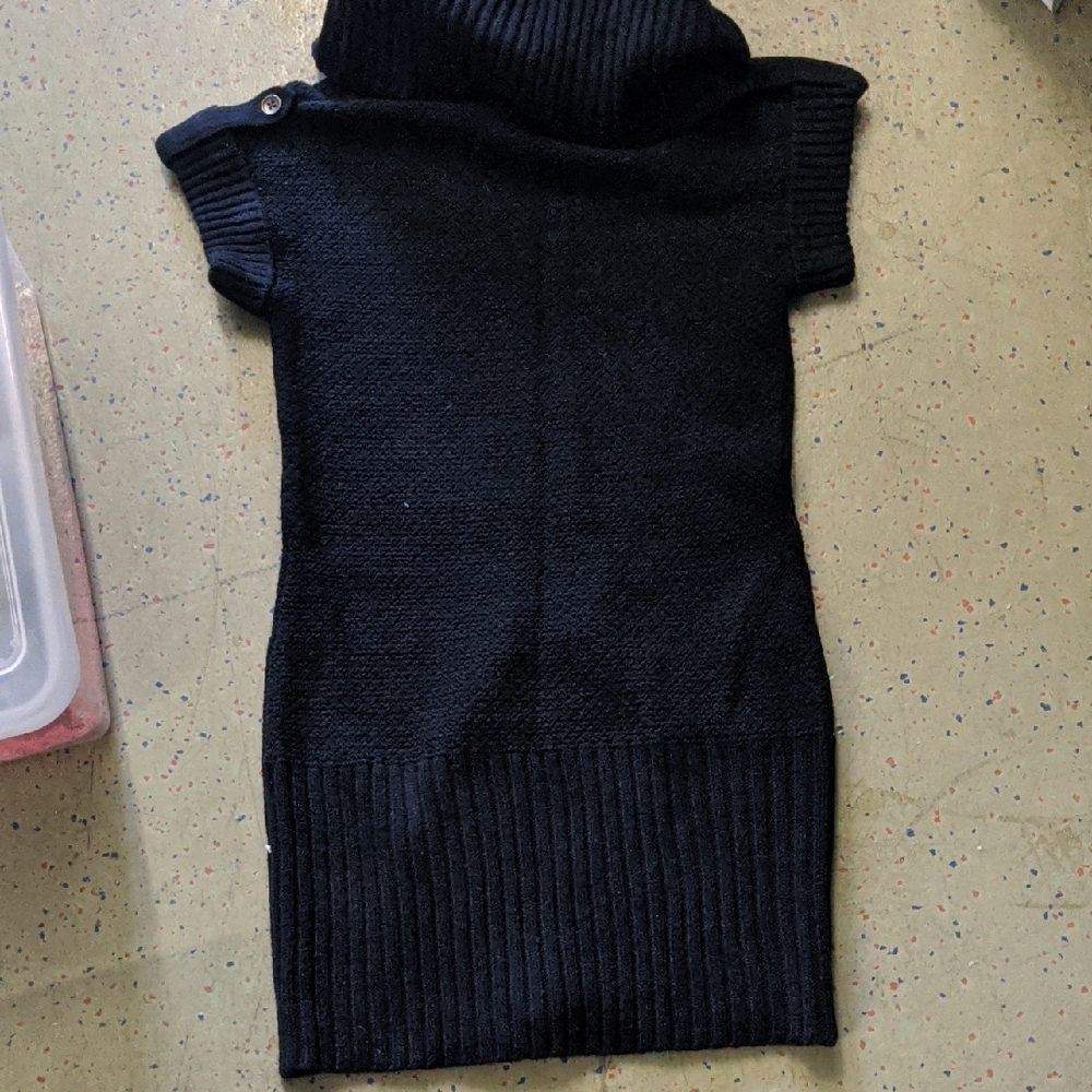 Dex Women's Black Turtleneck Sweater Dress